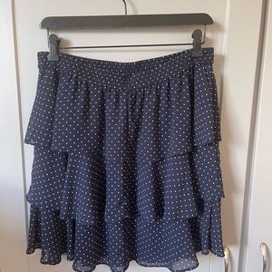 Michael Kors Polka Dot 3 Tier Skirt